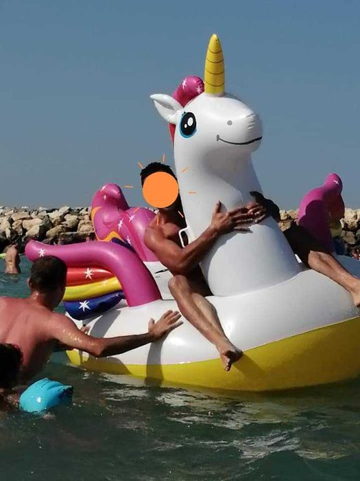 Saltea gonflabila unicorn