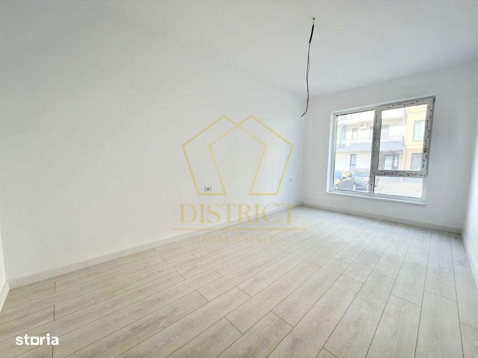 Apartament cu 2 camere, 54 mp utili la parter finalizat la asfalt in G
