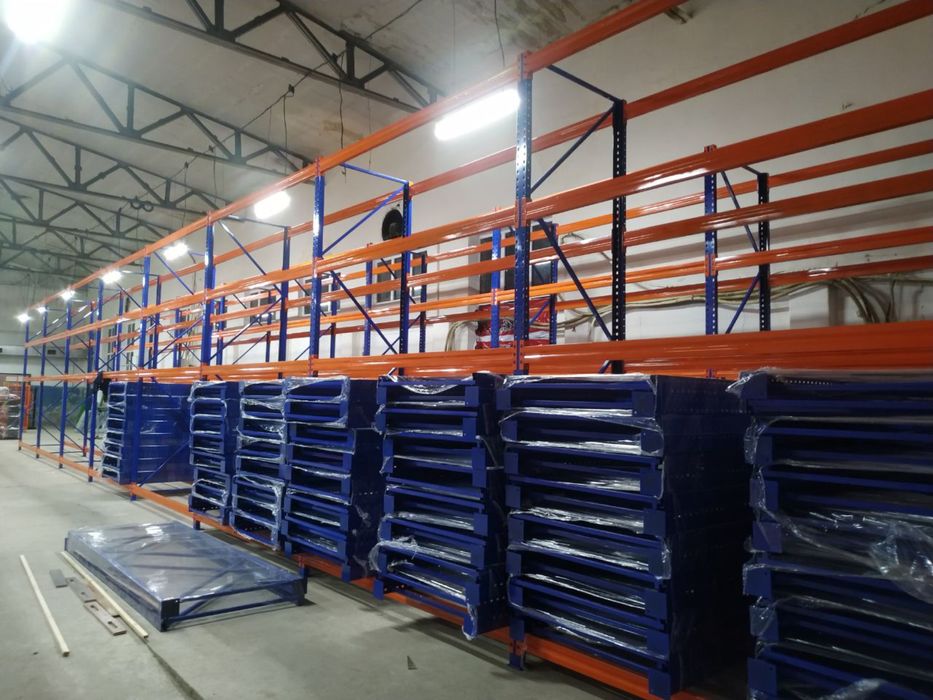 Паллетные складские стелажи , стеллажи