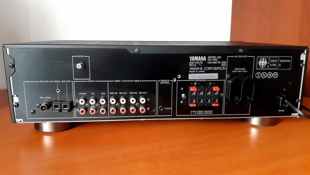YAMAHA LINE, deck KX-330, receiver RX-460 cu telecomanda originala , cd player CDX-480