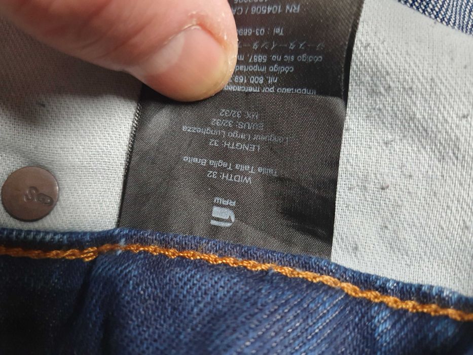 Blugi G-STAR RAW "3301 Straight" - Marime W32 L32 (Talie 85 cm)