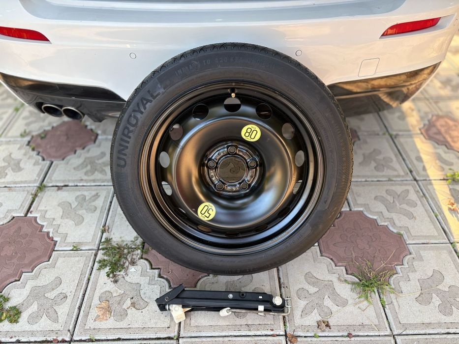 Roți rezervă Slim BMW 16" cu 5x120 și 18" cu 5x112 VW Audi Skoda Seat