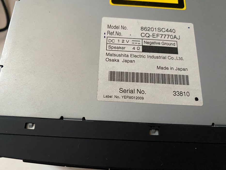 Cd changer Subaru Forester 2008-2013