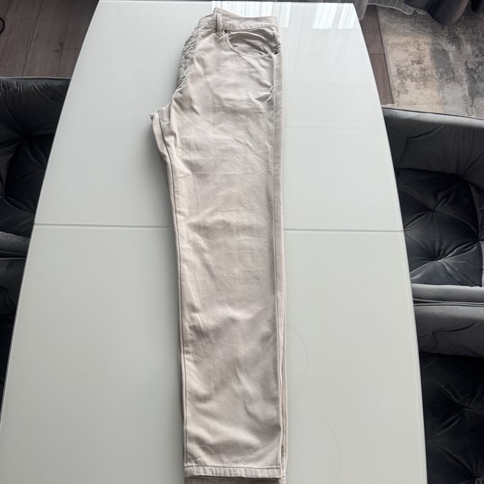 Blugi Hugo Boss Crem Bumbac