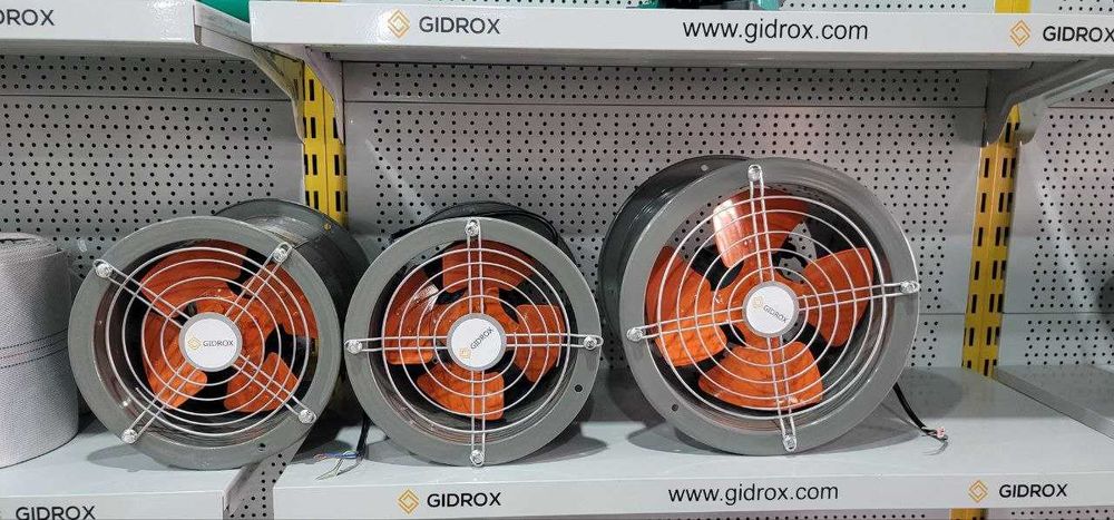 промышленный вытяжной осевой вентилятор GIDROX.