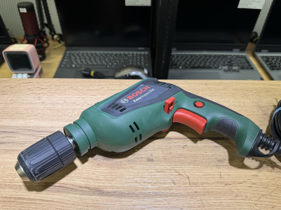 Дрель Bosch EasyImpact 550, быстрозажимной, ударный, 1434/А10