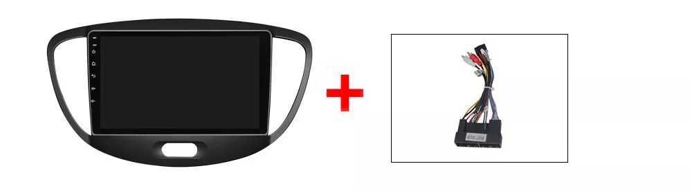 Navigatie Android 14 Hyundai i10 2007-2013 1/8 Gb Waze CarPlay +Camera