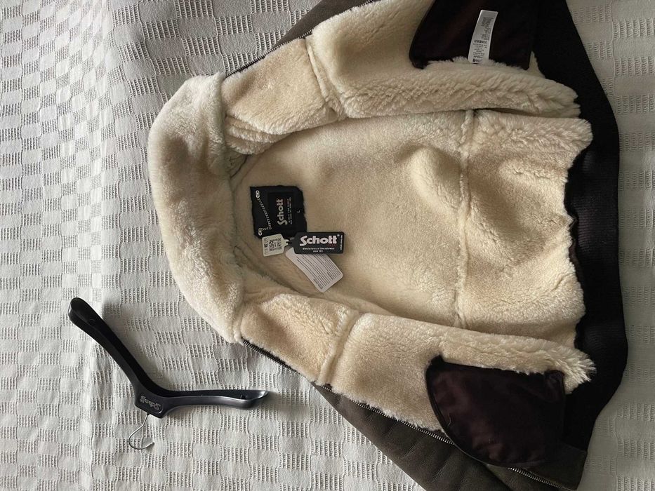 geaca blana SCHOTT LC AIRForce