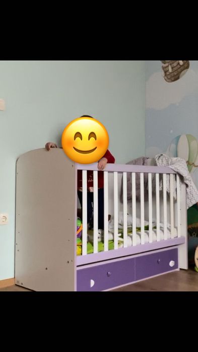 Детско креватче с матрака