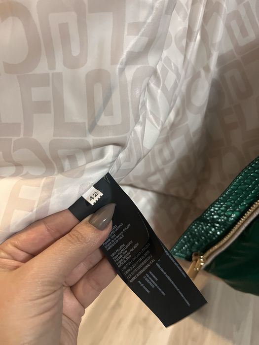 Елек с гъши пух FLO CLO и яка от естествена лисица