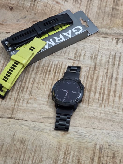 Garmin Fenix 6X Pro, 51 mm, bratara metal, stare foarte buna