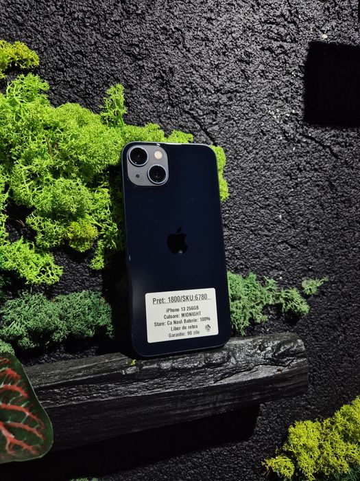 iPhone 13 256gb Midnight Neverlocked Bat 100%/Fact+Garantie
