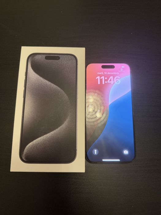 iphone 15 pro titanium black 128 gb