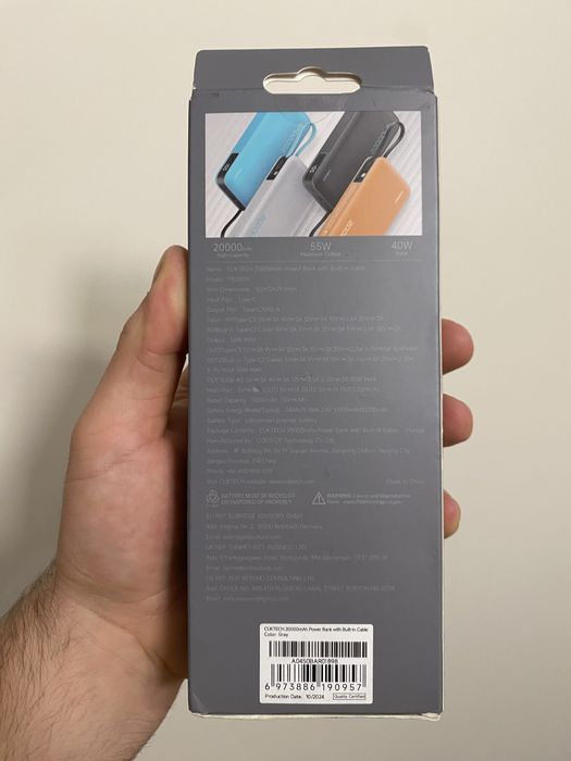 CUKTECH Power Bank 20000 mAh