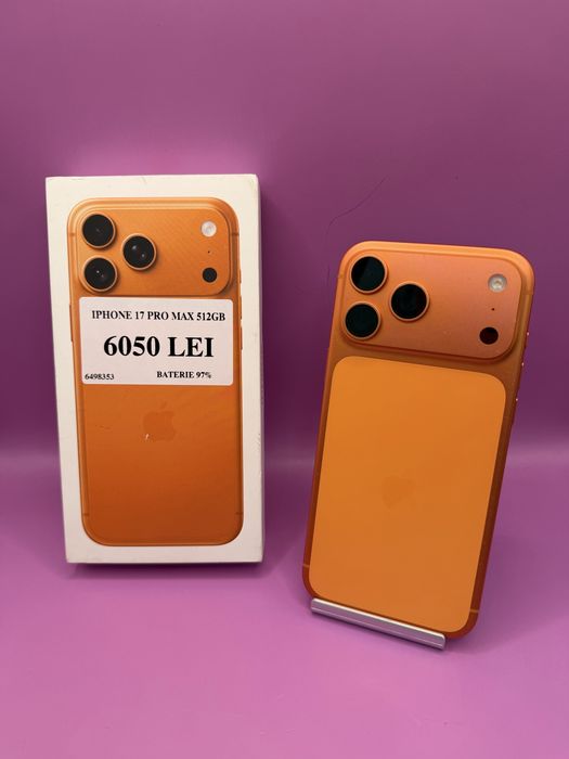 Iphone 17 Pro Max 512gb •Matei Amanet Crangasi•64983