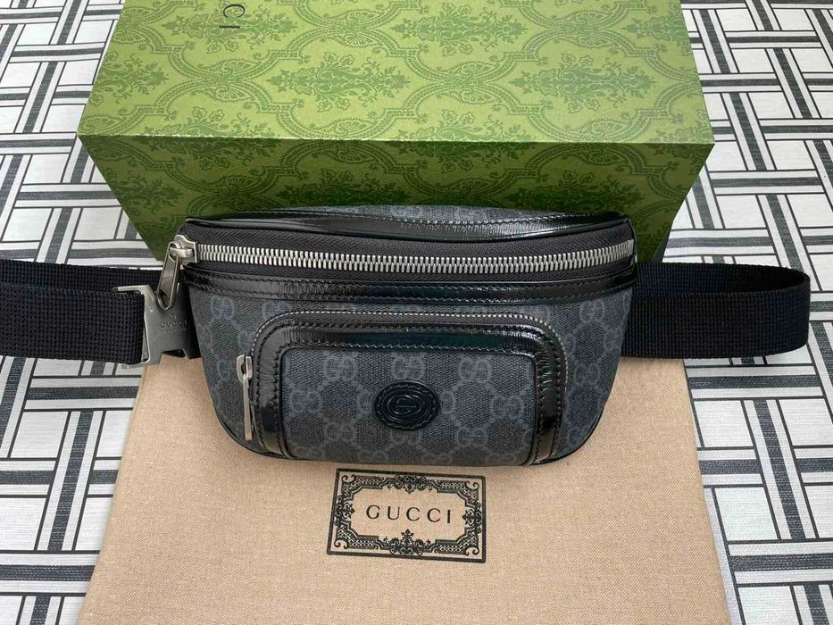 Чантичка Оригинална за Kръст Гучи Supreme Gucci Belt Bag Чанта Колан
