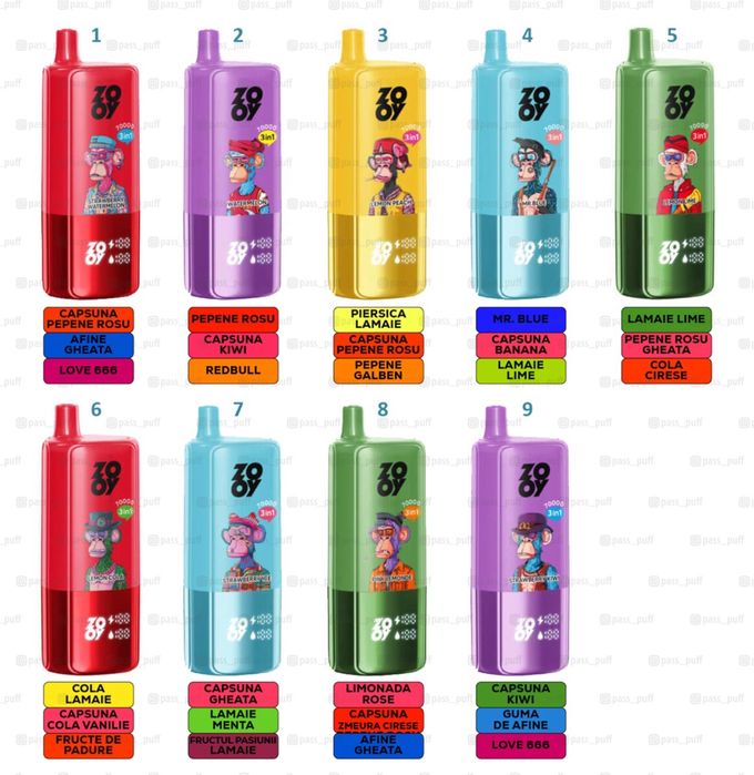 NEW Zooy 70000 Puffs – 3in1 Ultra Vape