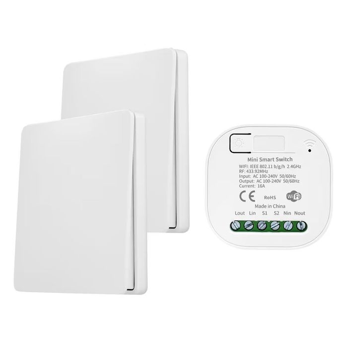 Безжичен Превключвател Wifi Умен Модул Гласово Управление – AC 230V