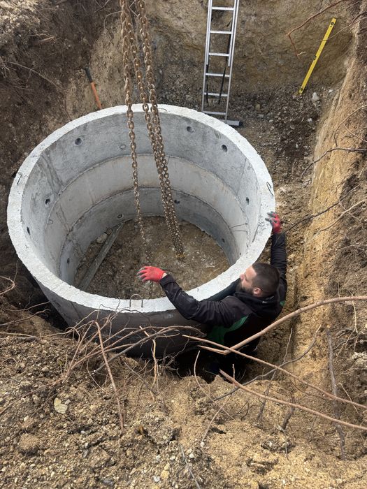 Септична яма / бетонни цилиндри