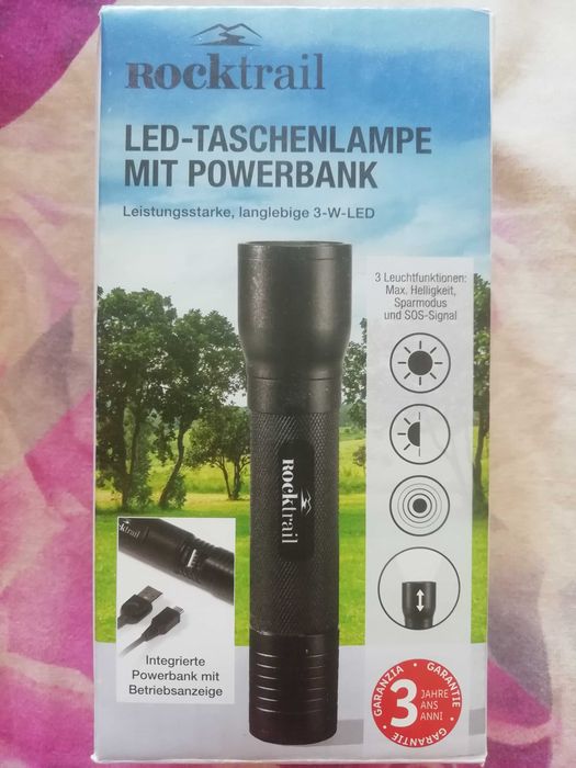 LED фенерче с външна батерия