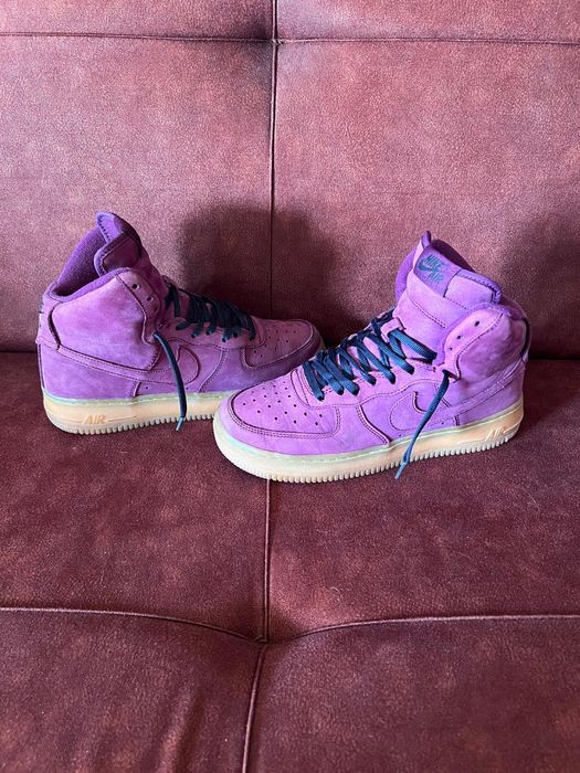 Nike air force 1 Mid WB GS Bordeaux Suede originali noi