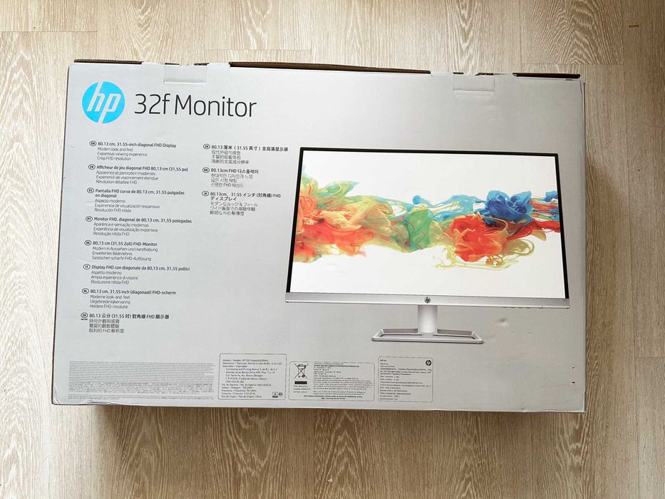 Монитор HP 32f (Full HD, IPS панел, 31.5-инчов)