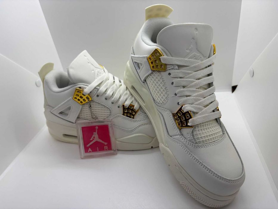 Nike Air Jordan 4 Sail Metallic Gold 36-40