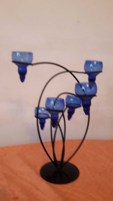 Suport din fier cu sase pahare