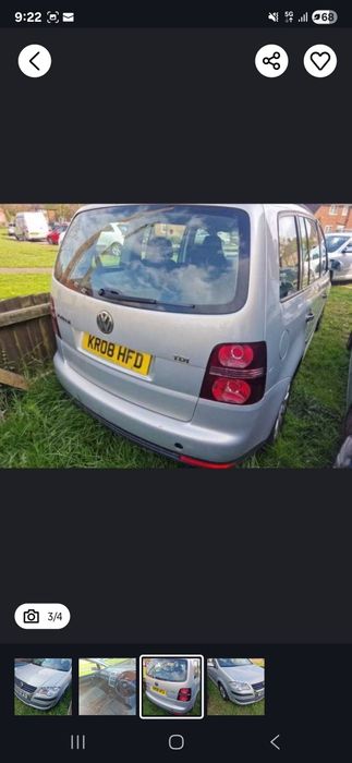 Bara capota trager far radiatoare usa oglinda Volkswagen Touran piese