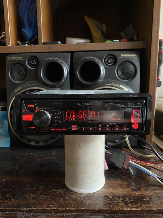 KENWOOD KDC-BT44U -ВИСОК КЛАС- USB Bluetooth CD плеър за кола сд радио