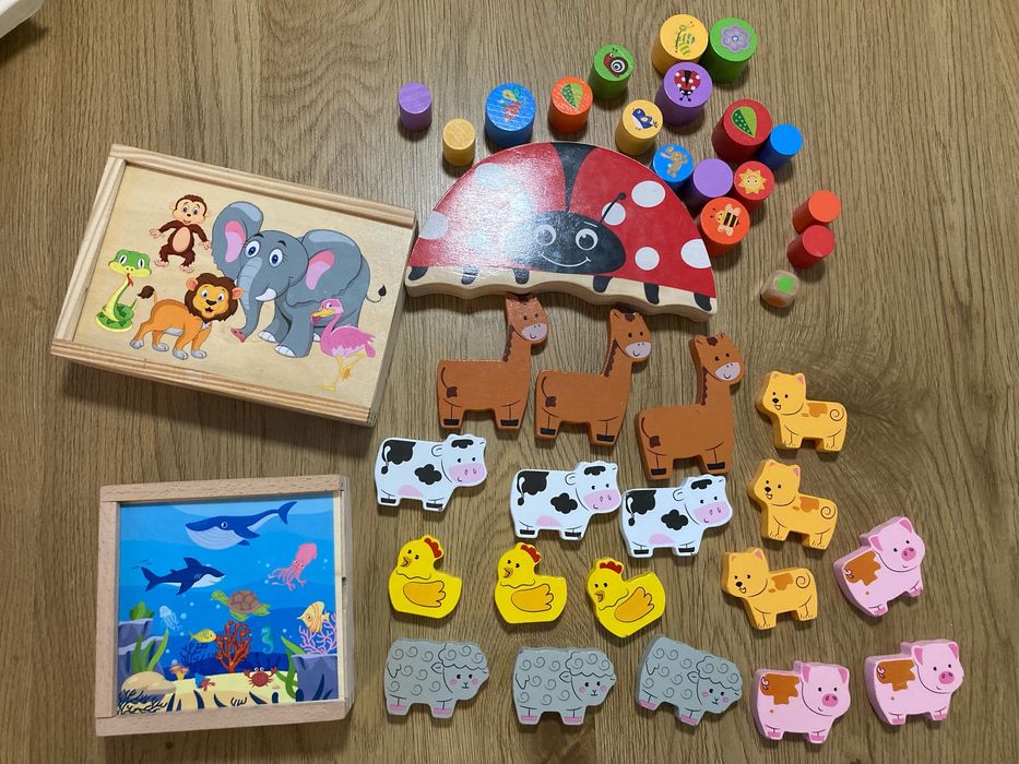 Детски дървени игри