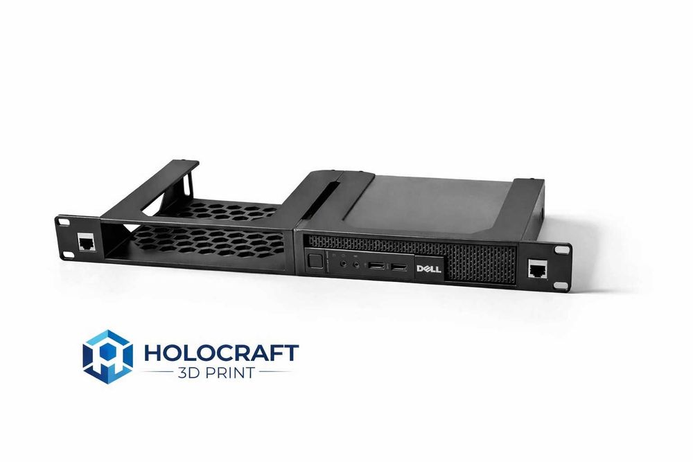 Rack Mount 19” Dell OptiPlex 7020, set 2 bucăți, print 3D