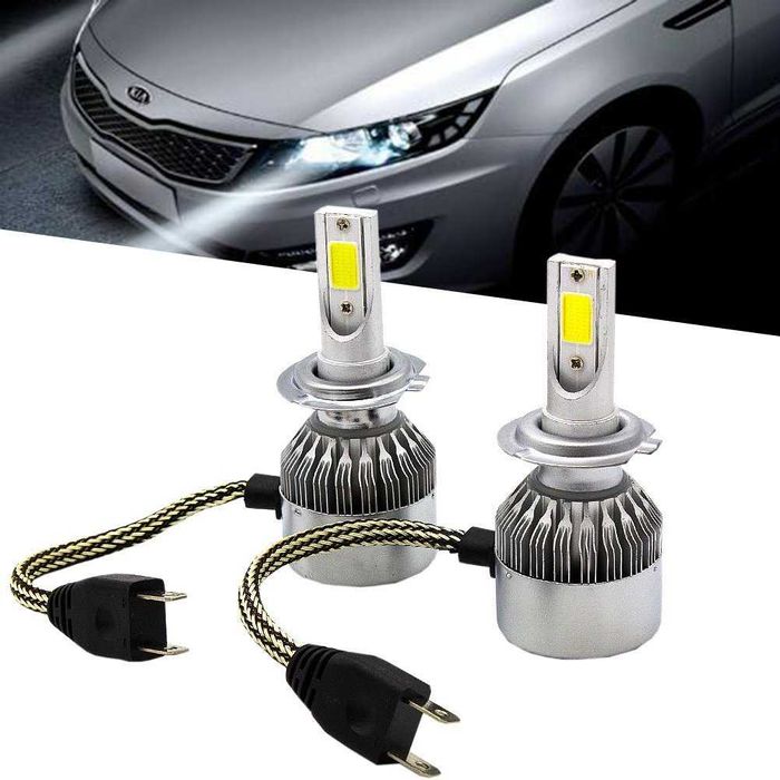 Комплект от 2 Автомобилни LED Крушки 36W 3800L с Вентилатори