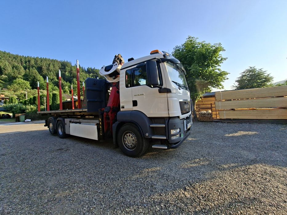 Man TGS 26.440  abrollkipper și macara