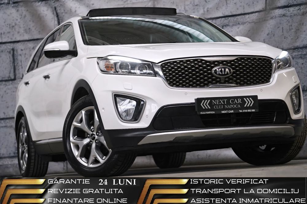 Kia Sorento GARANTIE 24LUNI*RATE*4x4*200Cp*Automata*Panorama*Piele*Navi*Ventilatie