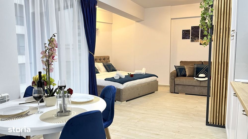 Studio XXL de vânzare în Mamaia Nord – mobilat lux, parcare proprie