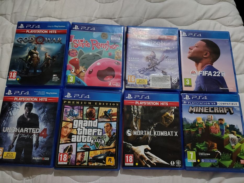 PS4 Игри пакет 8 бр.
