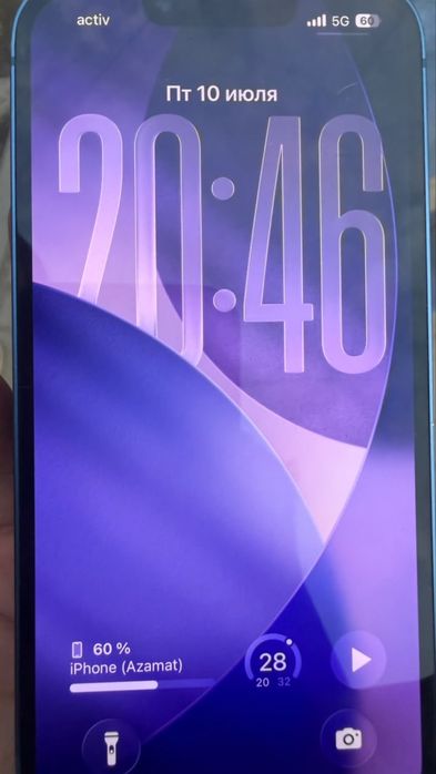 Iphone 13 цвет синий емкость 80%