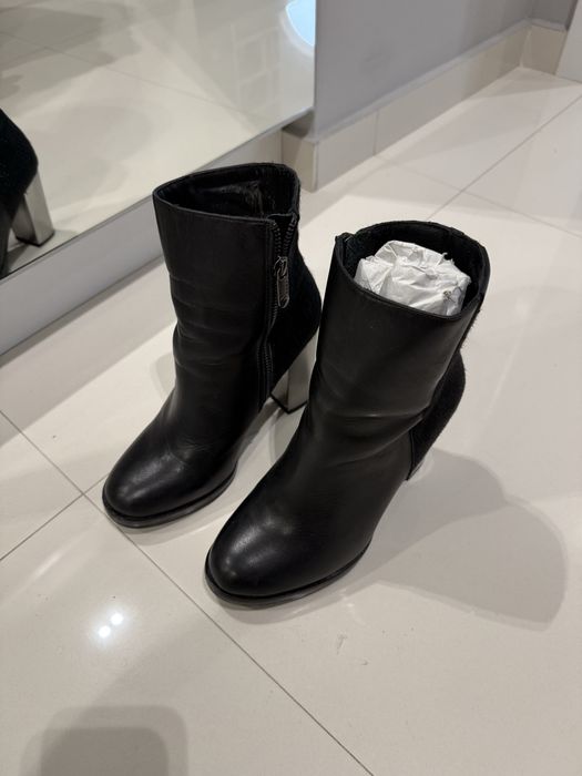 Кожени ботуши Calvin Klein