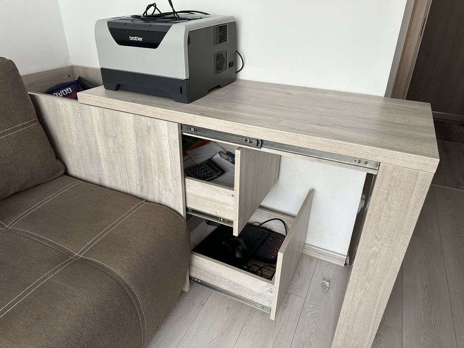 Dulap haine 80 cm,comodă 120 cm,etajeră suspendată,birou