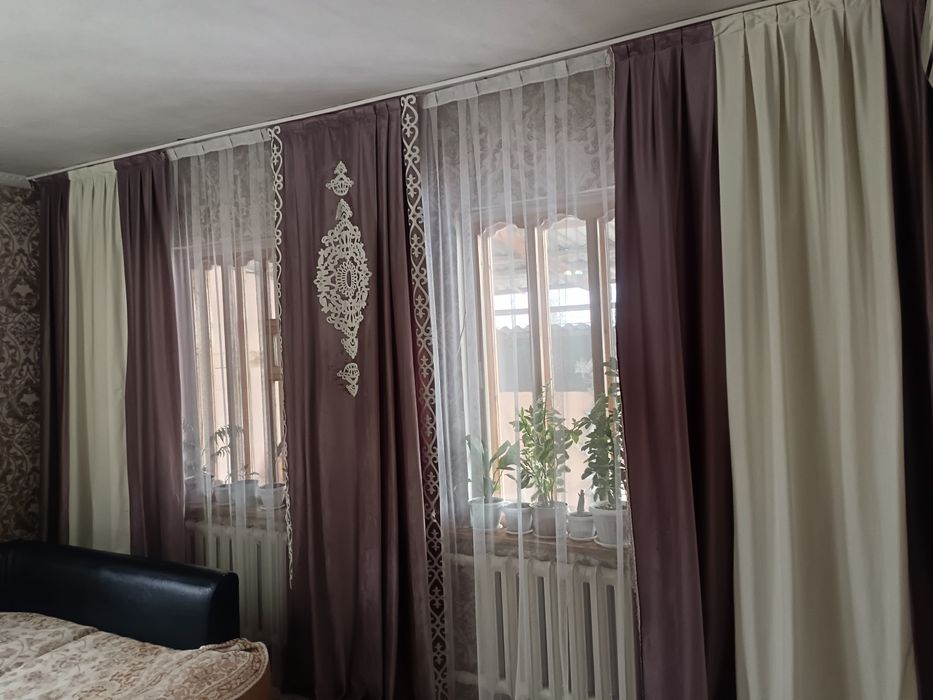 Шторы с партье в нормальном состоянии
