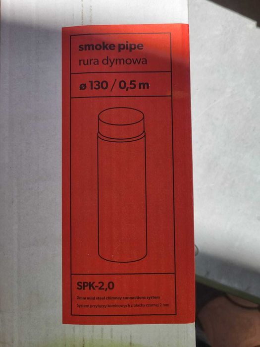 Burlan tabla de otel Fi 130 - 50cm + COT BURLAN FIX FI 130 / 90 GR