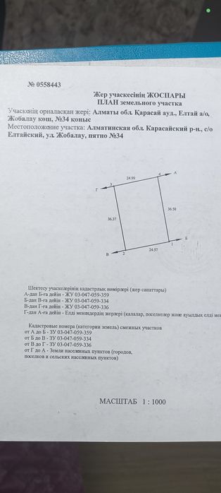 Продам земельный участок