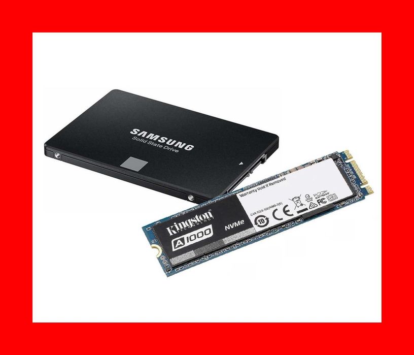 SSD 512gb / 480gb / NVMe / 2.5" / ново на 3 дни