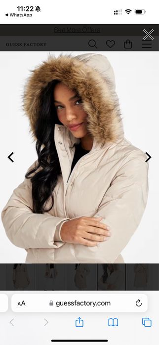 Куртка GUESS S (утиный пух)