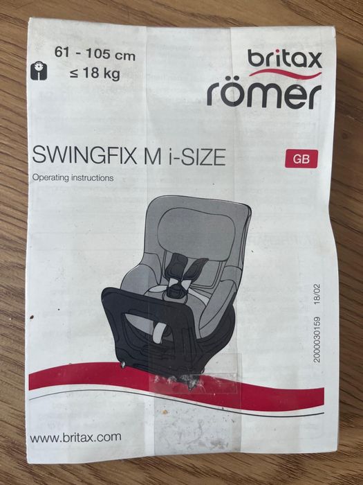 Scaun isofix gri negru Britax