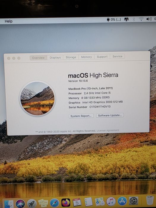 Laptop Apple MacBook Pro 13, Intel Core i5, 8GB DDR3, SSD 256GB, Intel ...
