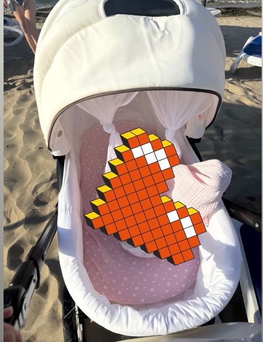 Бебешка количка Dada Paradiso Orchidea 2в1