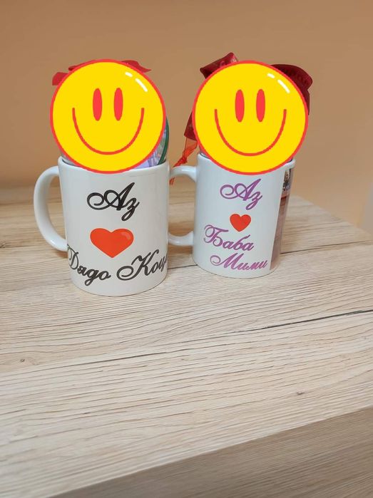 Чаша със снимка и послание