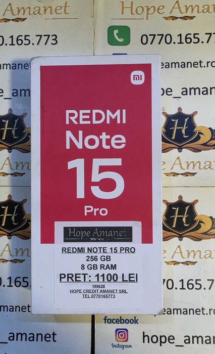 Hope Amanet P6 REDMI NOTE 15 PRO